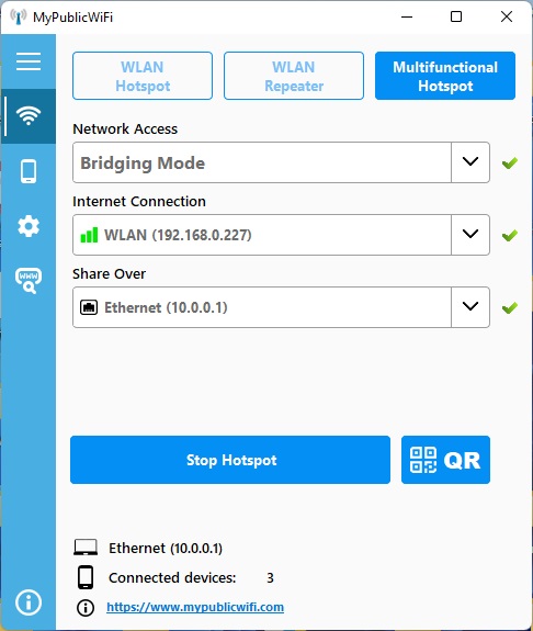 Виртуальный wifi не может быть активирован mypublicwifi